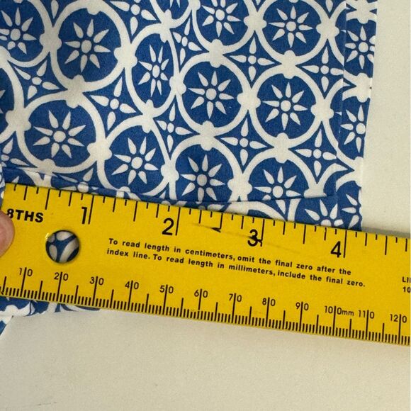 Boden Blue Printed 3 inch Chino Shorts 12R - Picture 6 of 7